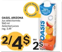 Brunet OASIS, ARIZONA Jus sélectionnés offer