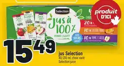 Metro JUS SELECTION | SELECTION JUICE offer