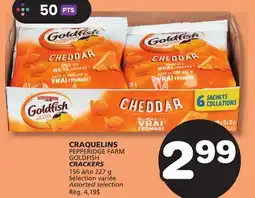 Marches Tradition PEPPERIDGE FARM GOLDFISH CRACKERS offer