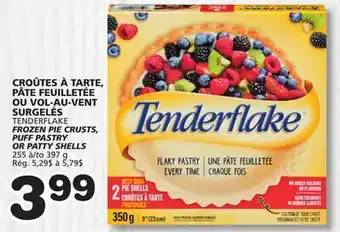 Marches Tradition TENDERFLAKE FROZEN PIE CRUSTS, PUFF PASTRY OR PATTY SHELLS offer