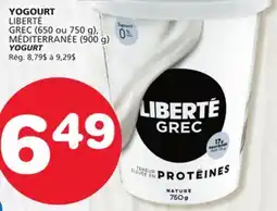 Marches Tradition LIBERTÉ GREC (650 or 750 g), MÉDITERRANÉE (900 g) YOGURT offer