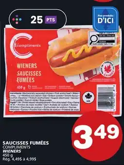 Marches Tradition COMPLIMENTS WIENERS offer