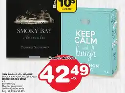 Marches Tradition SMOKY BAY OR KEEP CALM WHITE OR RED WINE offer