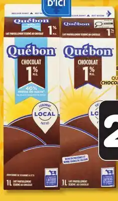 Marches Tradition QUÉBON OR SEALTEST CHOCOLATE MILK BEVERAGE offer