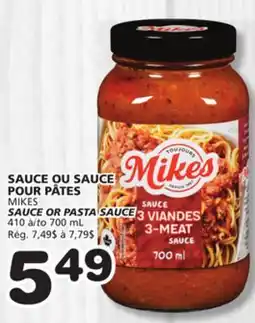 Marches Tradition MIKES SAUCE OR PASTA SAUCE offer