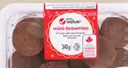 Giant Tiger Giant Value brownie bites or cinnamon roll bites offer