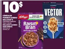 Provigo KELLOGG'S JUMBO SIZE CEREAL, 700 G-1.05 KG offer