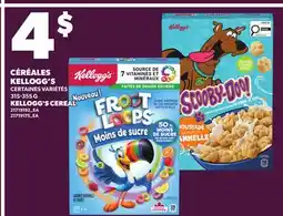 Provigo KELLOGG'S CEREAL offer
