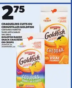 Provigo GOLDFISH BAKED SNACK CRACKERS OR CRISPS offer