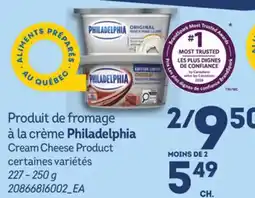Provigo CREAM CHEESE PRODUCT PHILADELPHIA offer
