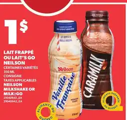 Provigo NEILSON MILKSHAKE OR MILK 2GO offer