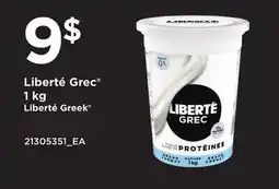 Provigo LIBERTÉ GREEK offer