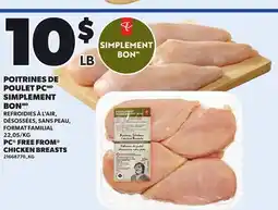 Provigo PC FREE FROM CHICKEN BREASTS offer