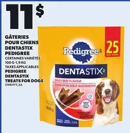 Provigo PEDIGREE DENTASTIX TREATS FOR DOGS, 10 G-1.9 KG offer