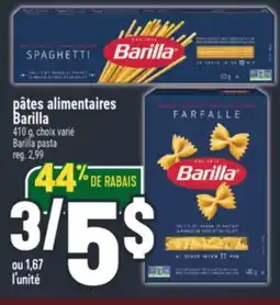 Marché Adonis pâtes alimentaires Barilla | Barilla pasta offer