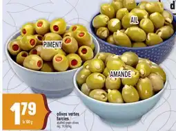 Marché Adonis Olives vertes farcies | stuffed green olives offer