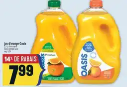 Marché Adonis jus d'orange Oasis | Oasis orange juice offer