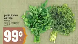 Marché Adonis PERSIL ITALIEN OU FRISÉ | ITALIAN OR CURLY PARSLEY offer