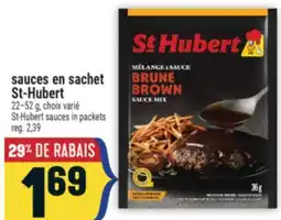 Marché Adonis SAUCES EN SACHET ST-HUBERT | ST-HUBERT SAUCES IN PACKETS offer