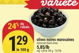 Marché Adonis OLIVES NOIRES MAROCAINES | MOROCCAN BLACK OLIVES offer