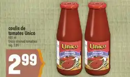 Marché Adonis COULIS DE TOMATES UNICO | UNICO STRAINED TOMATOES offer