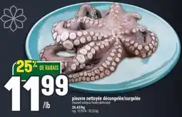 Marché Adonis PIEUVRE NETTOYÉE DÉCONGELÉE/SURGELÉE CLEANED OCTOPUS FROZEN/DEFROSTED offer