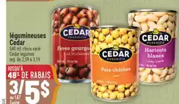 Marché Adonis LÉGUMINEUSES CEDAR | CEDAR LEGUMES offer