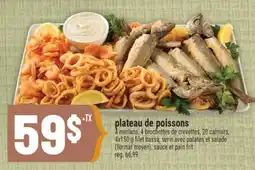 Marché Adonis PLATEAU DE POISSONS | SAUCE ET PAIN FRIT offer