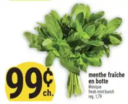 Marché Adonis MENTHE FRAÎCHE EN BOTTE | FRESH MINT BUNCH offer
