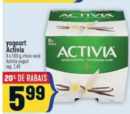 Marché Adonis YOGOURT ACTIVIA | ACTIVIA YOGURT offer