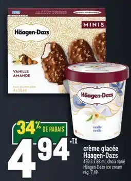 Marché Adonis CRÈME GLACÉE HÄAGEN-DAZS | HÄAGEN-DAZS ICE CREAM offer