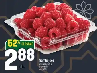 Marché Adonis FRAMBOISES | RASPBERRIES offer