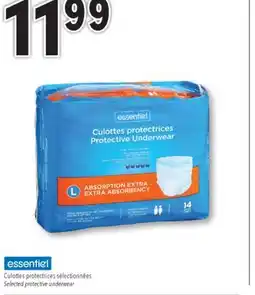 Familiprix ESSENTIEL, Selected protective underwear … offer