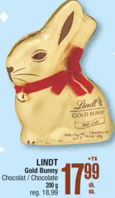 Jean Coutu LINDT Gold Bunny Chocolate offer