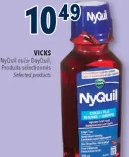 Familiprix VICKS, NyQuil or DayQuil, Selected products offer