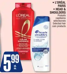 Jean Coutu L'ORÉAL PARIS, HEAD & SHOULDERS Selected hair care products offer