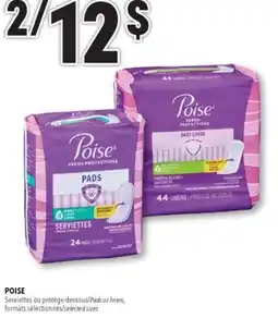 Familiprix POISE, Pads or liners,selected sizes offer