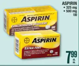 Jean Coutu ASPIRIN 325 mg, 500 mg offer