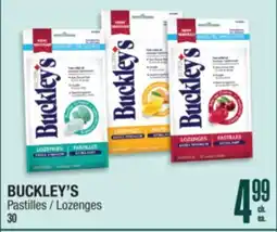 Jean Coutu BUCKLEY'S Lozenges offer