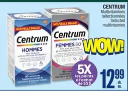 Jean Coutu CENTRUM Selected multivitamins offer