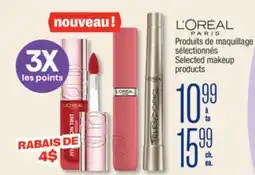 Jean Coutu L'ORÉAL PARIS Selected makeup products offer