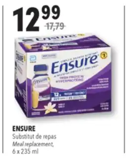 Familiprix ENSURE, Meal replacement offer