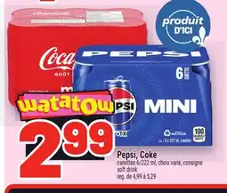 Metro PEPSI, COKE | PEPSI, COKE SOFT DRINK offer