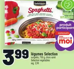 Metro LÉGUMES SELECTION offer