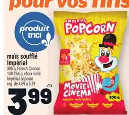 Metro MAÏS SOUFFLÉ IMPÉRIAL | IMPÉRIAL POPCORN offer