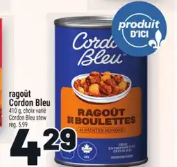 Metro RAGOÛT CORDON BLEU | CORDON BLEU STEW offer