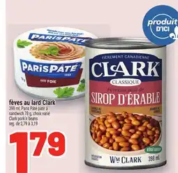 Metro FÈVES AU LARD CLARK | CLARK PORK'N BEANS offer