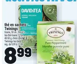 Metro THÉ EN SACHETS TWININGS offer