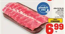 Metro CÔTES DE DOS DE PORC FRAIS | FRESH PORK BACK RIBS offer
