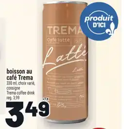 Metro BOISSON AU CAFÉ TREMA | TREMA COFFEE DRINK offer